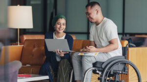 People discussing the definition of what Is inclusion in the workplace